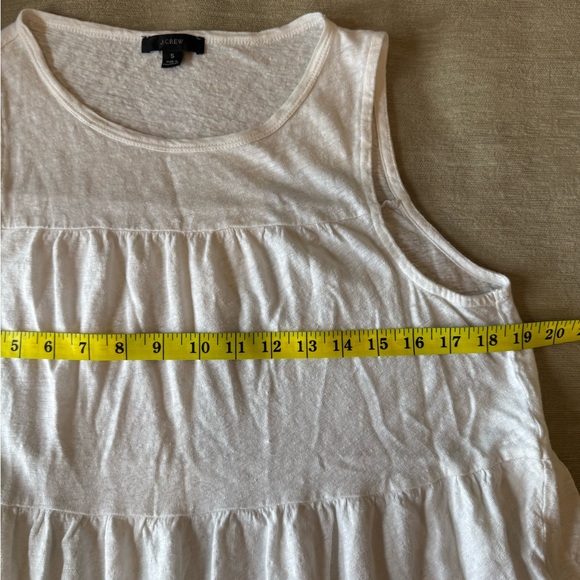 J.Crew White Sleeveless Peplum Tank Top | Women’s Small - Picture 6 of 7
